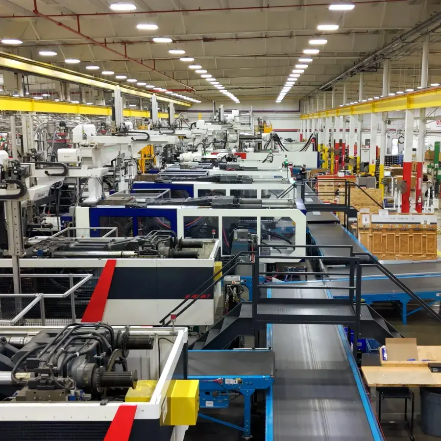 Grand Haven Custom Molding Shop Floor Production Machines